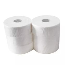 Toalettpapír 2 rétegű közületi átmérő: 23 cm 100 % cellulóz 150 m/tekercs 6 tekercs/karton_hófehér Toalettpapírok Egyéb
