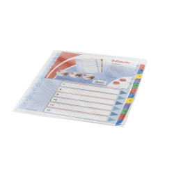 Elválasztólap, A4, Maxi regiszteres 1-12 laminált karton előlap 100209 Esselte Elválasztó lap Esselte