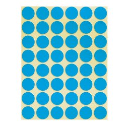 Etikett címke, o18mm, jelölésre, 24 címke/ív, 44 ív/doboz, Avery kék Etikett - címke Avery