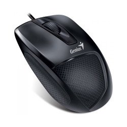 Egér optikai vezetékes DX-150X Genius fekete Egér, mutatóeszköz Genius