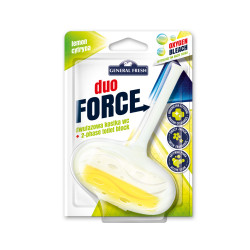 WC illatosító deo 40 g kosárral Duo Force Citrom Toalett tisztító, WC illatosító General fresh