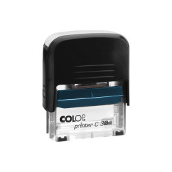 Bélyegző C30 Colop fekete átlátszó ház/kék párna Bélyegző és kelléke Colop