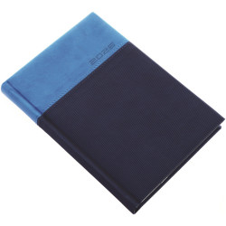 Határidőnapló Lux A/5, napi fehér lapokkal kék Realsystem 2026. Határidőnapló Realsystem