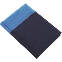 Határidőnapló Lux A/5, napi fehér lapokkal kék Realsystem 2026. Határidőnapló Realsystem