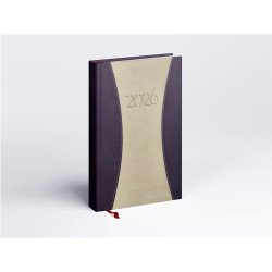 Határidőnapló Prémium A B/5, heti krémszínű lapokkal drapp Realsystem 2026. Határidőnapló Realsystem