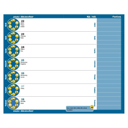 Diák zsebkönyv 125mmx205mm, fehér lapokkal 2025/2026 meseház Realsystem Diák zsebkönyv Realsystem