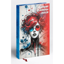 Hallgatói zsebkönyv A5, 145mmx205mm, fehér lapokkal face 2025/2026 Realsystem Hallgatói zsebkönyv Realsystem