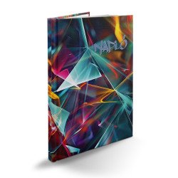 Határidőnapló fehér lapokkal Picture B/5, napló fehér lapokkal absztrak Realsystem 2026. Határidőnapló Realsystem