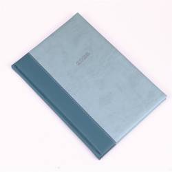 Határidőnapló Linett B/5, heti fehér lapokkal kék-türkiz Realsystem 2026. Határidőnapló Realsystem