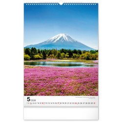 Falinaptár képes  330×460mm Mountains  Realsystem 2026. Falinaptár Realsystem