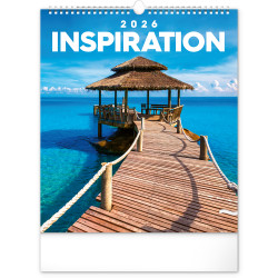 Falinaptár képes  300x340mm  Inspiration Realsystem 2026. Falinaptár Realsystem