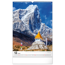 Falinaptár képes  330×460mm National Parks Realsystem 2026. Falinaptár Realsystem