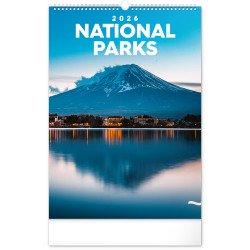 Falinaptár képes  330×460mm National Parks Realsystem 2026. Falinaptár Realsystem
