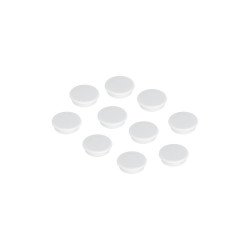 Mágnes 38mm, erősség: 2500 g. HMS36 09 Franken 10 db/csomag, fehér Táblamágnes Franken