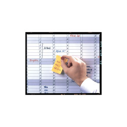 Éves tervezőtábla, mágneses, 12 hónap 120 x 90cm,  JK1203 Franken Fehér tábla Franken