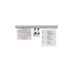 Laptartó sín 118 cm  PKS118 Franken Bemutatótábla, mágneses info keret Franken