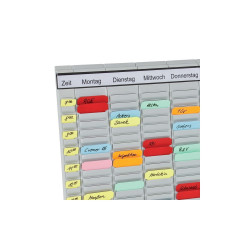 Tervezőtábla heti 7 napos 47,4 x 78 cm,  PV-SET3 Franken Fehér tábla Franken