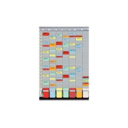 Tervezőtábla heti 7 napos 47,4 x 78 cm,  PV-SET3 Franken Fehér tábla Franken