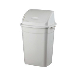 Szemetes kuka billenő fedéllel műanyag 9 literes fehér UP116 Papírkosár, szemetes Planet