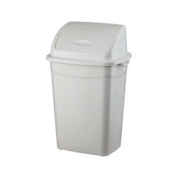 Szemetes kuka billenő fedéllel műanyag 9 literes fehér UP116 Papírkosár, szemetes Planet