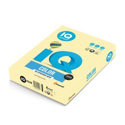 Másolópapír, színes, A4, 80g. IQ YE23 500ív/csomag, pasztell sárga Másolópapír színes IQ