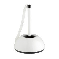 Ügyféltoll, 0,8 mm, fehér-fekete tolltest, ICO Lux kék Ügyféltoll Ico