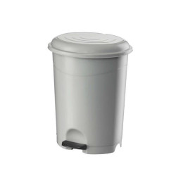 Szemetes kuka pedálos műanyag 12 literes fehér UP126-001 Papírkosár, szemetes Planet