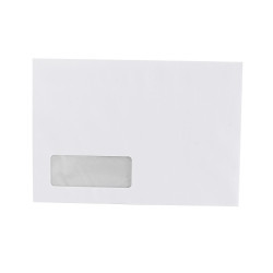 Boríték LC/5 öntapadó bélésnyomott bal ablakos 35x90mm 162x229mm B20A20 Bluering® fehér Boríték Bluering