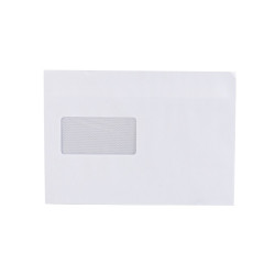 Boríték LC/5 öntapadó bélésnyomott bal ablakos 45x90 162×229mm B20A60 Bluering® fehér Boríték Bluering