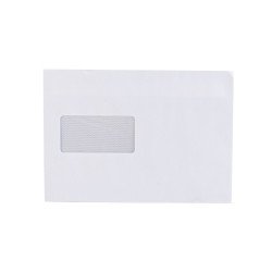 Boríték LC/5 öntapadó bélésnyomott bal ablakos 45x90 162×229mm B20A60 Bluering® fehér Boríték Bluering