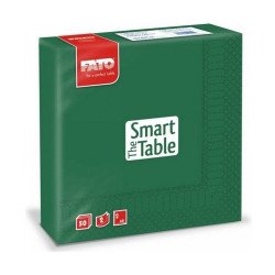 Szalvéta 2 rétegű 33 x 33 cm 50 lap/cs Fato Smart Table erdőzöld_82622300 Szalvéták Fato