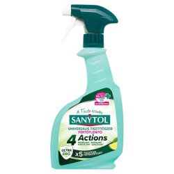 Fertőtlenítő hatású univerzális tisztítószer szórófejes 500 ml Lime Pure Sanytol_4 Actions Fertőtlenítő tisztítószer és adalék Sanytol