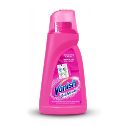 Folteltávolító gél színes ruhákhoz 1 liter Vanish Oxi Action pink Fehérítők, folteltávolítók Vanish