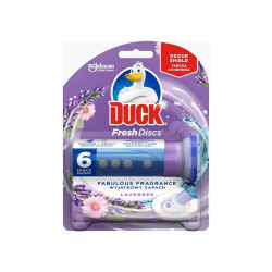 WC öbíltő korong zselés 36 ml Fresh Discs Duck® Levendula Toalett tisztító, WC illatosító Duck