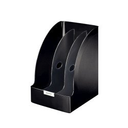 Iratpapucs 20,5cm, műanyag, elválasztókkal Leitz Plus Jumbo fekete Iratpapucs Leitz