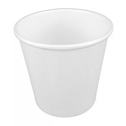 Pohár 1 dl papír 62 mm műanyagmentes 50 db/csomag fehér Street food - party kellékek Egyéb