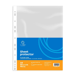 Genotherm lefűzhető, A4, 90 micron víztiszta Bluering® 50 db/csomag Lefűzhető genotherm Bluering