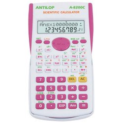 Számológép tudományos 240 funkciós pink Antilop A-8200C Számológép Antilop