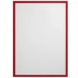 Infókeret A4, mágneses ITSA4M 01 Franken piros Bemutatótábla, mágneses info keret Franken