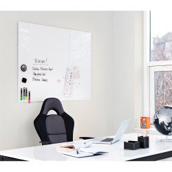 Mágneses üvegtábla 90x120cm, ValueLine  GTL9012009 Franken Flipchart tábla Franken