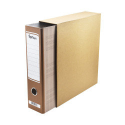 Tokos iratrendező A4, 8 cm, karton, Forten NATÚR Tokos iratrendező Forten