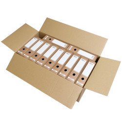 Tokos iratrendező A4, 8 cm, karton, Forten NATÚR Tokos iratrendező Forten