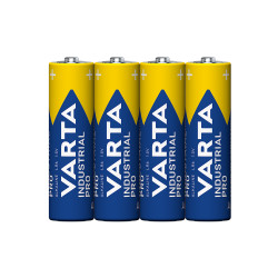 Elem AA ceruza LR06 Industrial 4 db/csomag, Varta Elem, akkumulátor, töltő Varta