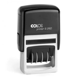 Dátumbélyegző S260 Printer Colop fekete ház/fekete párna Bélyegző és kelléke Colop