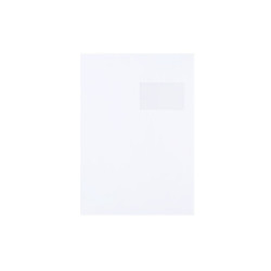 Boríték TC/4 szilikonos bélésnyomott jobb ablak 50x100mm ablak jobb oldalról 20mm felülről 52mm Bluering® fehér Boríték Bluering