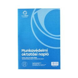 Munkavédelmi oktatási napló 24lapos A4, álló B.VALL.349 Bluering® Nyilvántartás Bluering