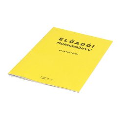 Előadói munkakönyv 20lapos füzet C.5230-58 Nyilvántartás Nyomell