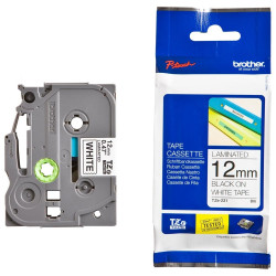 Feliratozógép szalag Brother TZE231 12mmx8m ORIGINAL fekete/fehér Nyomtató és feliratozó gép, kellékek Brother