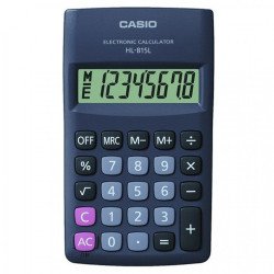 Zsebszámológép 8 digit Casio HL 815 l bk fekete Számológép Casio