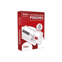Lamináló fólia 54x86mm, 125 micron 100 db/doboz, Fornax Kötészeti kellék Fornax